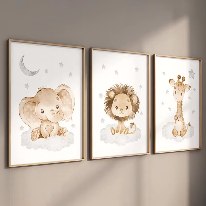 Elephant Giraffe Lion Custom B - đánh giá và giá Baby Nursery Giraffe
