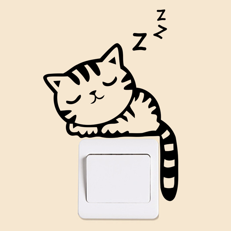 Funny Patterns Switch Stickers - đánh giá và giá Baby Nursery Wall Decals