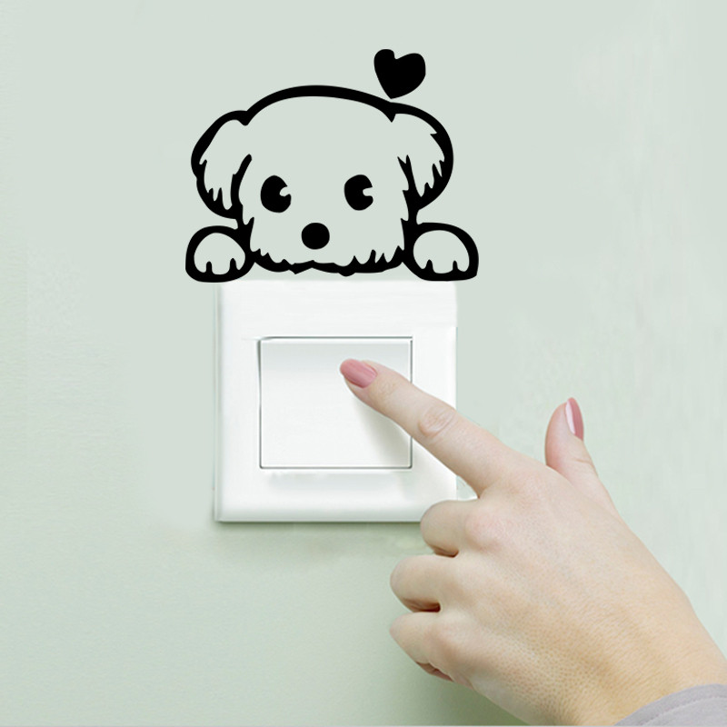Funny Patterns Switch Stickers - đánh giá và giá Baby Nursery Wall Decals