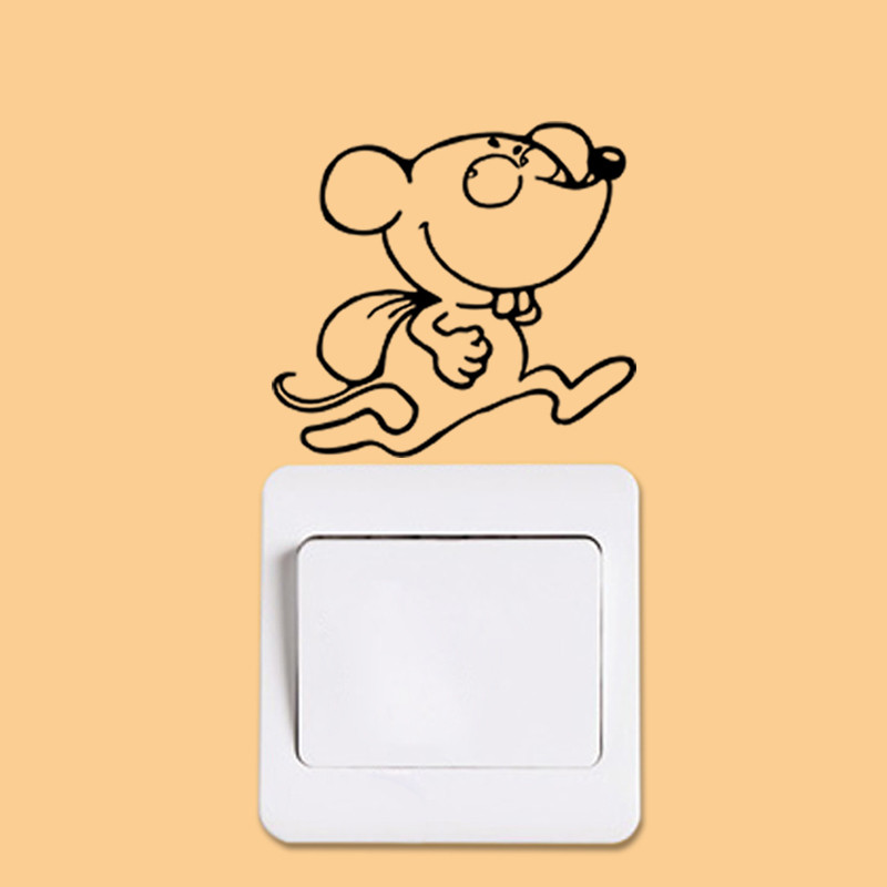 Funny Patterns Switch Stickers - đánh giá và giá Baby Nursery Wall Decals