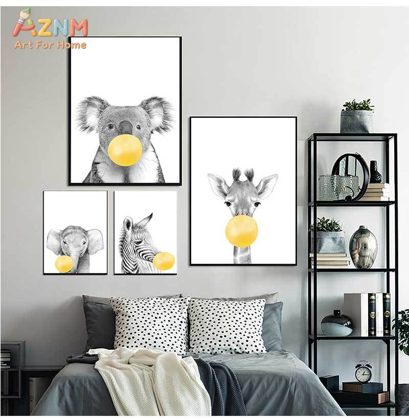 Baby Nursery Yellow Balloons A - đánh giá và giá Baby Nursery Yellow Walls
