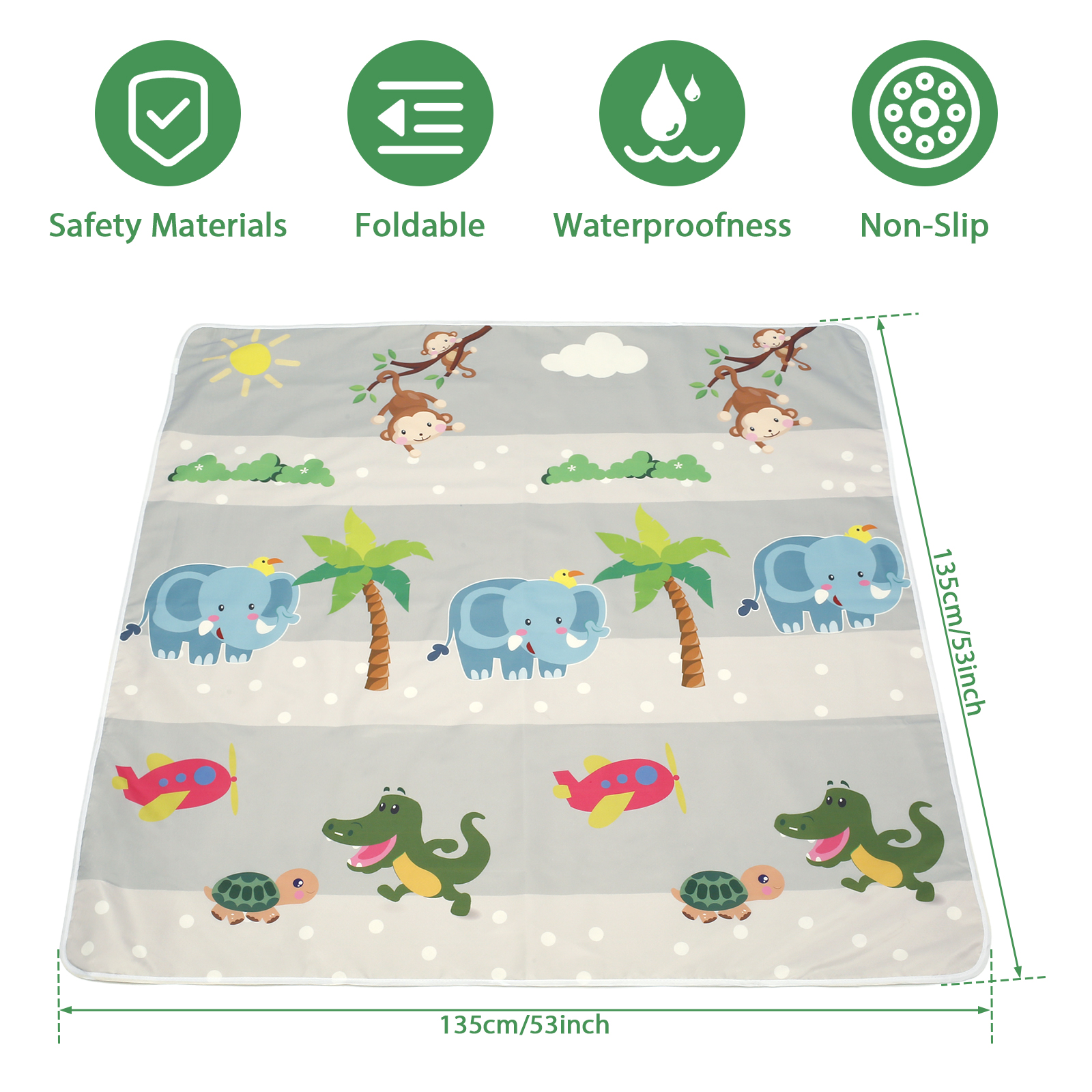 Baby Splat Mat for Under High  - đánh giá và giá Baby Mattress Waterproof