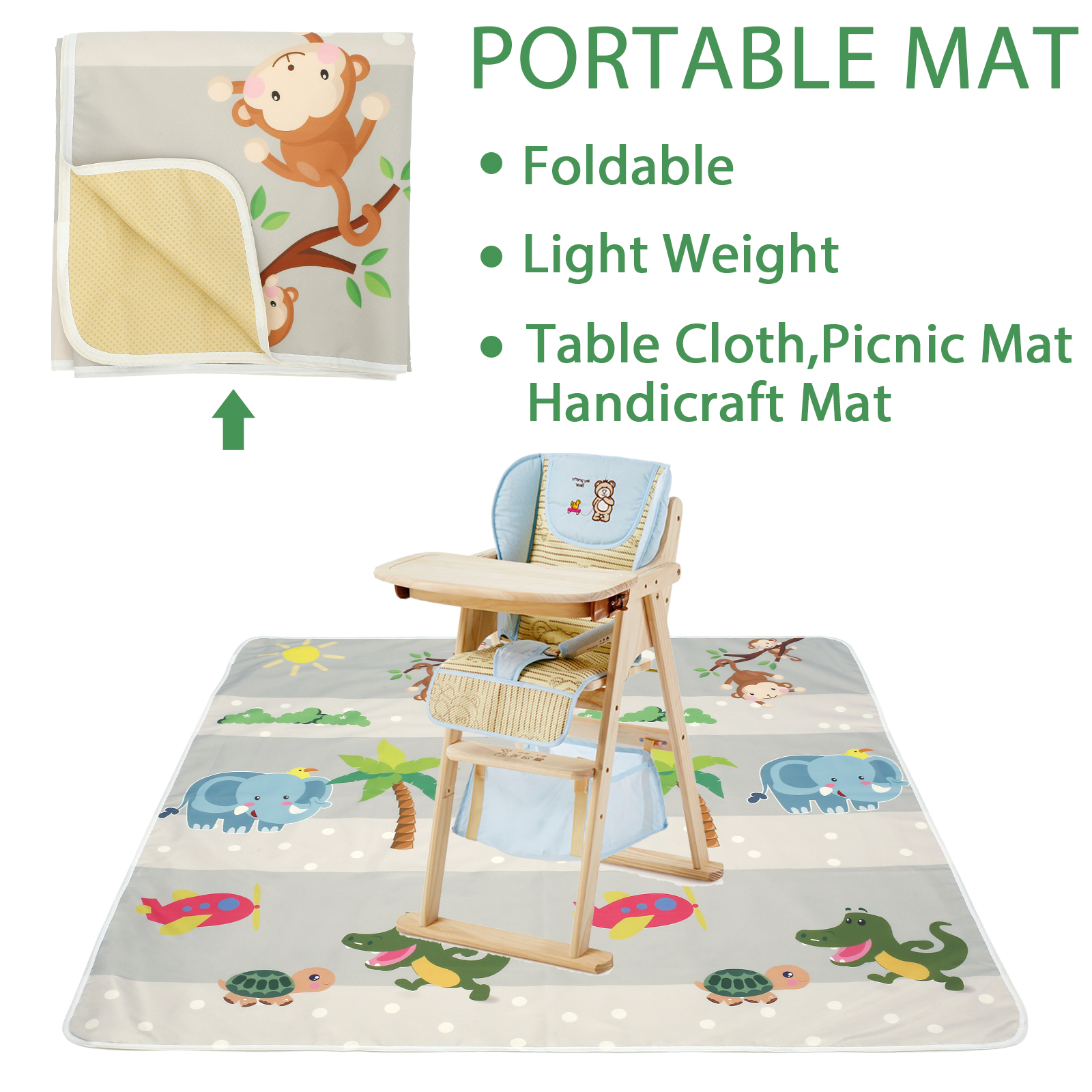 Baby Splat Mat for Under High  - đánh giá và giá Baby Mattress Waterproof