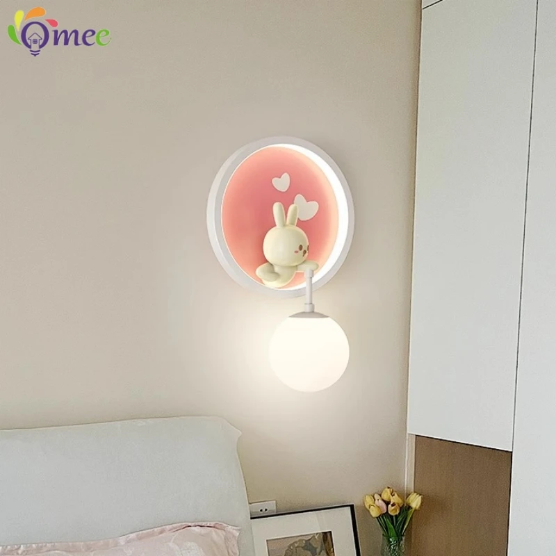 Cute Girl Wall Lamps LED Pink  - đánh giá và giá Baby Nursery Yellow Walls