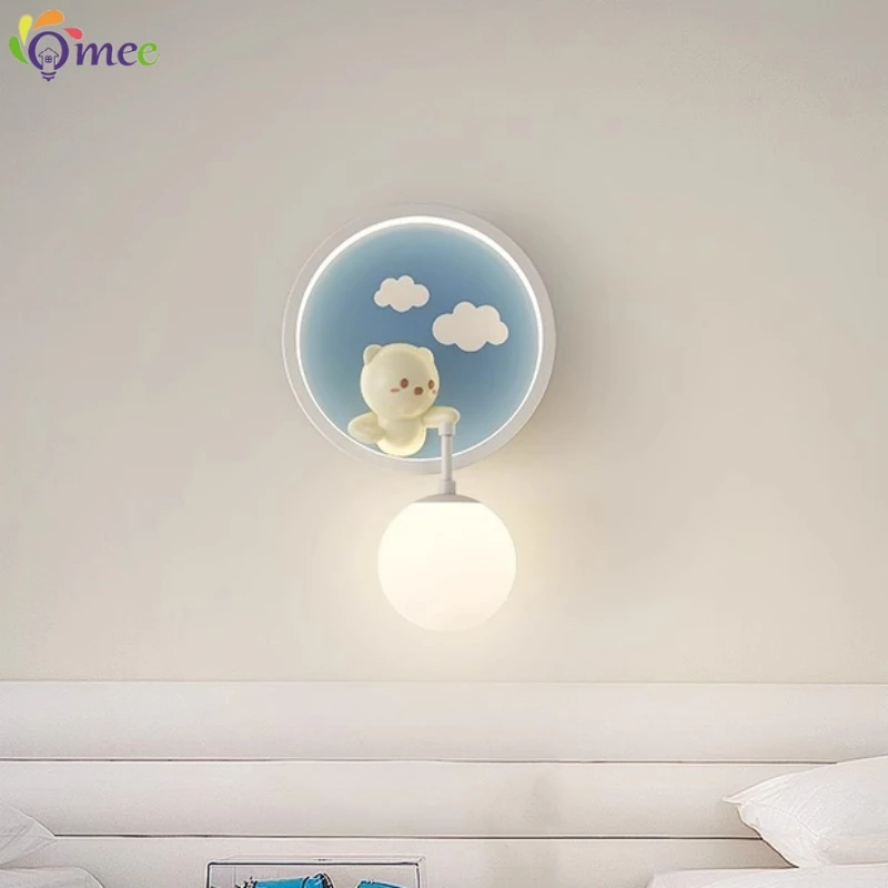 Cute Girl Wall Lamps LED Pink  - đánh giá và giá Baby Nursery Yellow Walls