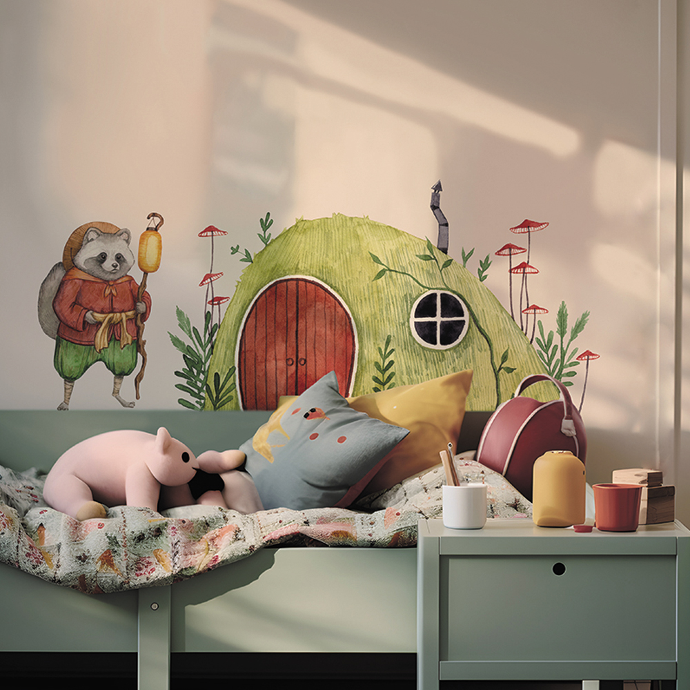 Boho Fabric Mushroom House  An - đánh giá và giá Baby Nursery Fabric