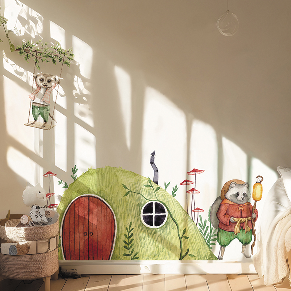 Boho Fabric Mushroom House  An - đánh giá và giá Baby Nursery Fabric