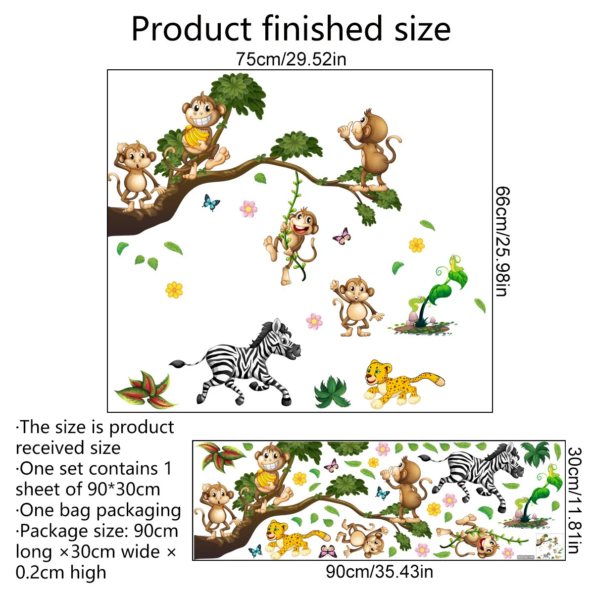 Forest Animal Lion Sloth Monke - đánh giá và giá Baby Nursery Wallpaper Girl