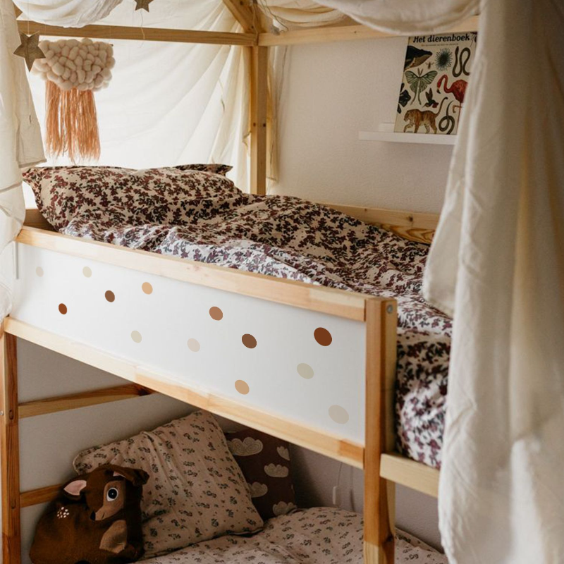 Creative Boho Polka Dot Wall S - đánh giá và giá Baby Nursery Wallpaper Girl