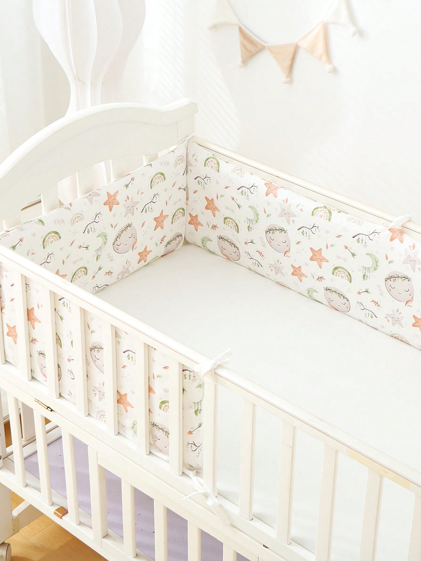1pc Baby Crib Guard Rail Soft  - đánh giá và giá Baby Nursery Glider