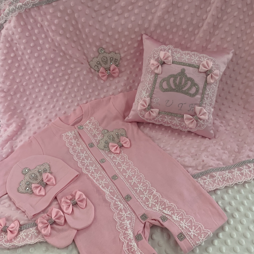 5pcs Baby Girl Outfits Set Wel - đánh giá và giá Convertible Crib Set
