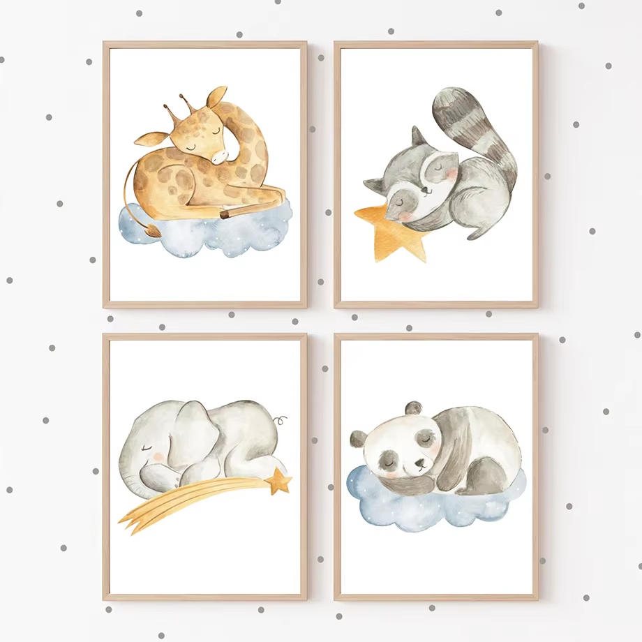 Giraffe Raccoon Panda Sloth Nu - đánh giá và giá Baby Nursery Giraffe