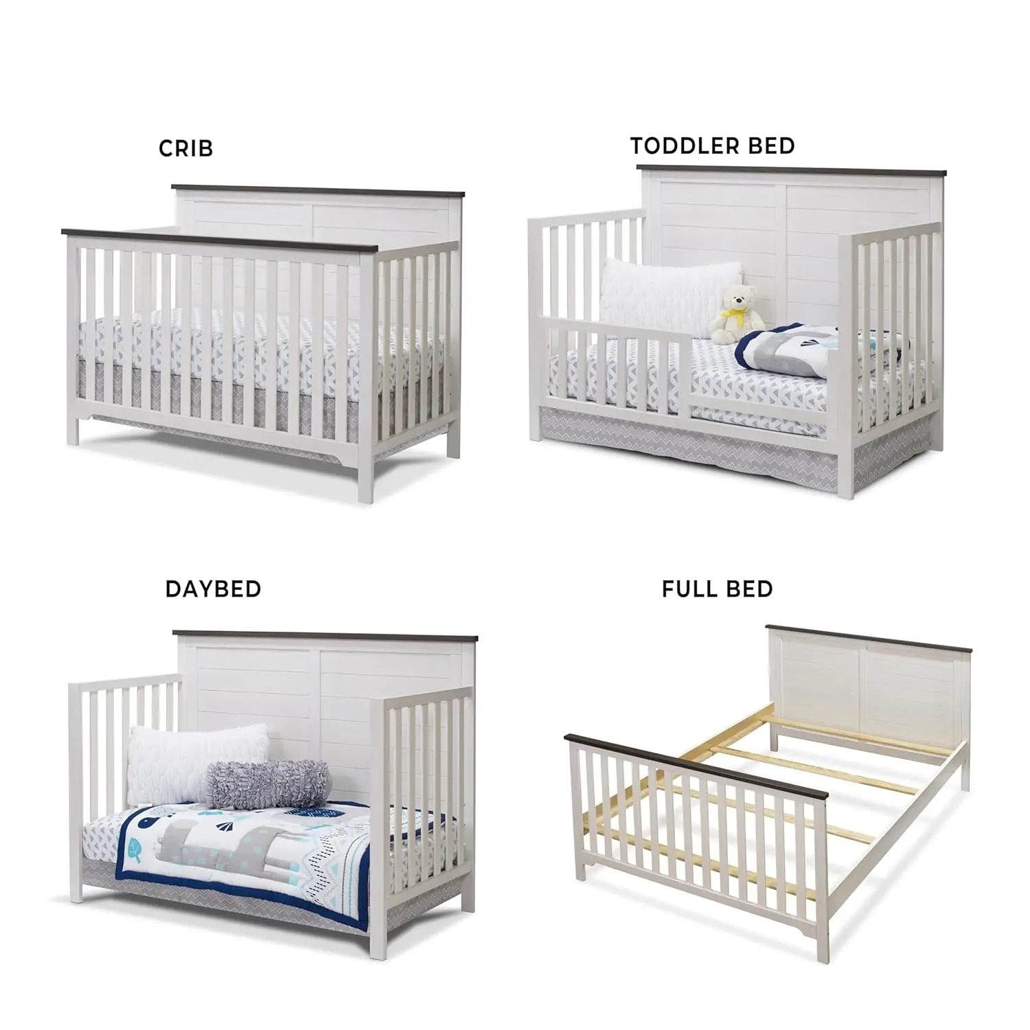 Time-limitedFurniture Farmhous - đánh giá và giá Convertible Crib Set
