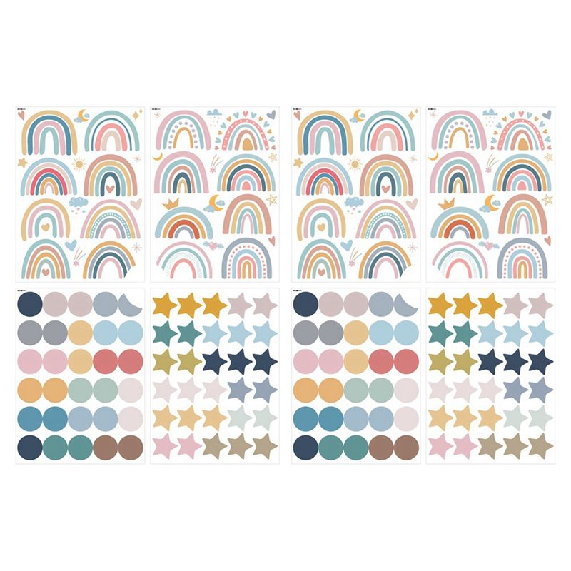 A44Z-Boho Rainbow Wall Decals  - đánh giá và giá Baby Nursery Wallpaper Girl