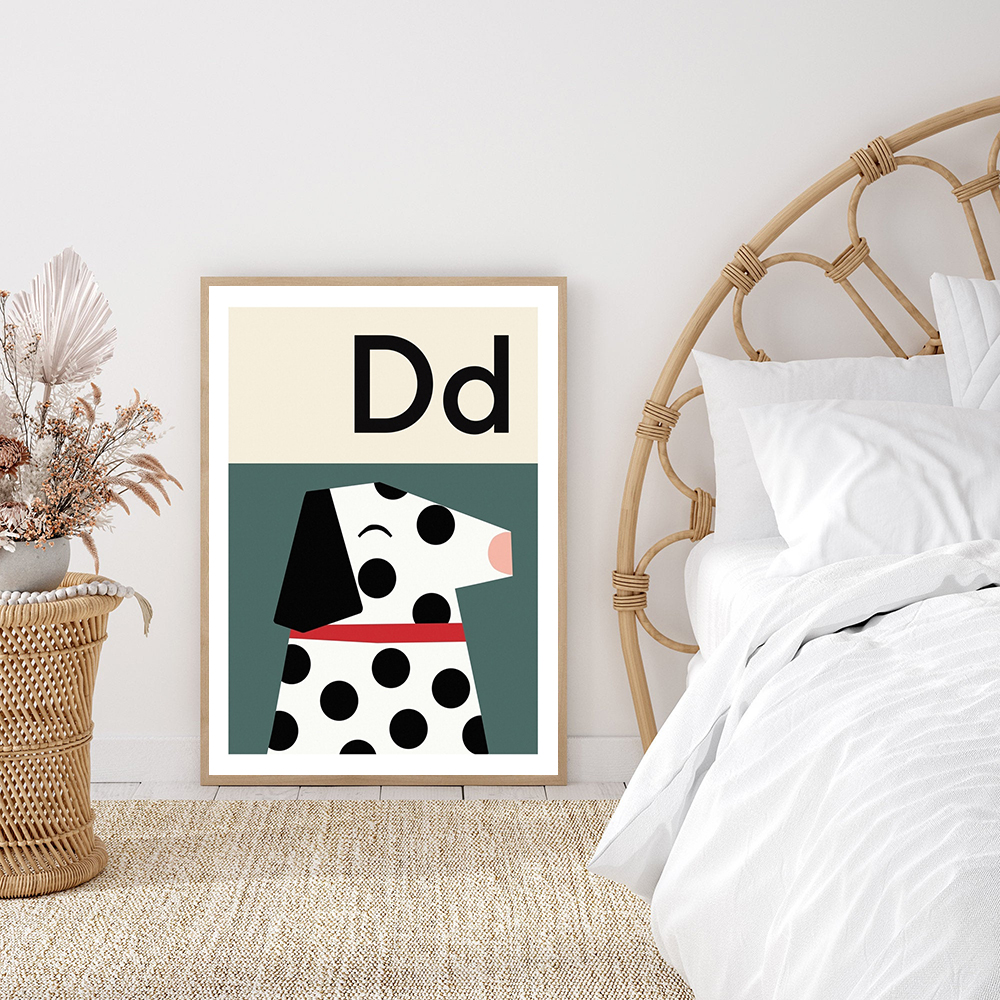 Cartoon ABCD Alphabet Poster E - đánh giá và giá Baby Nursery Images Free