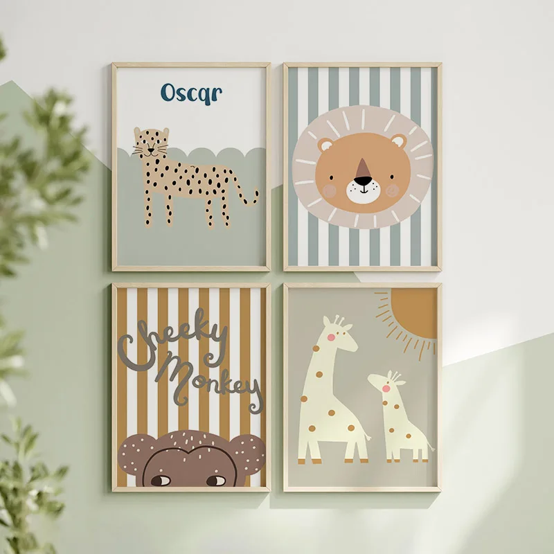 Cartoon Giraffe Leopard Lion M - đánh giá và giá Baby Nursery Giraffe