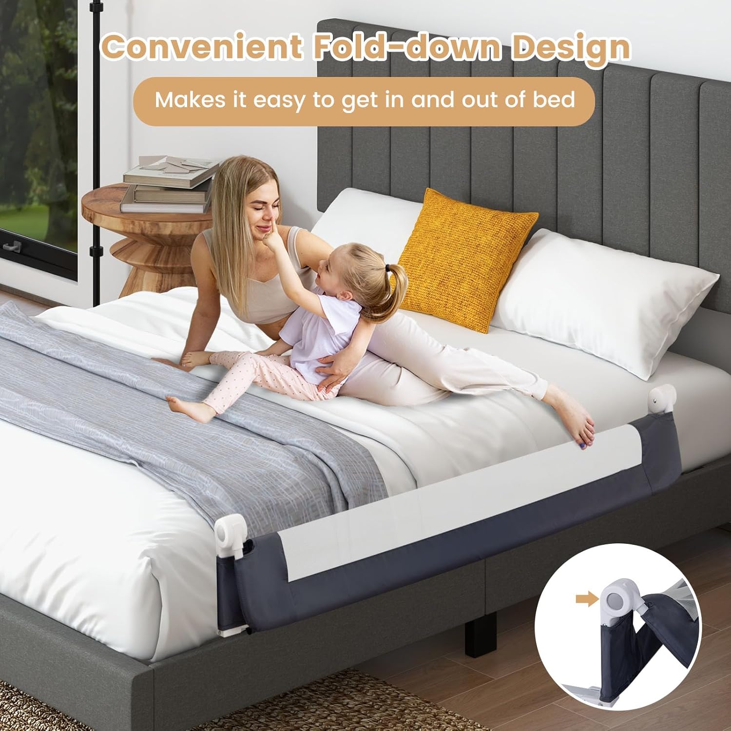 60-Inch Extra Long Bed Rail fo - đánh giá và giá Bed Rail Toddler