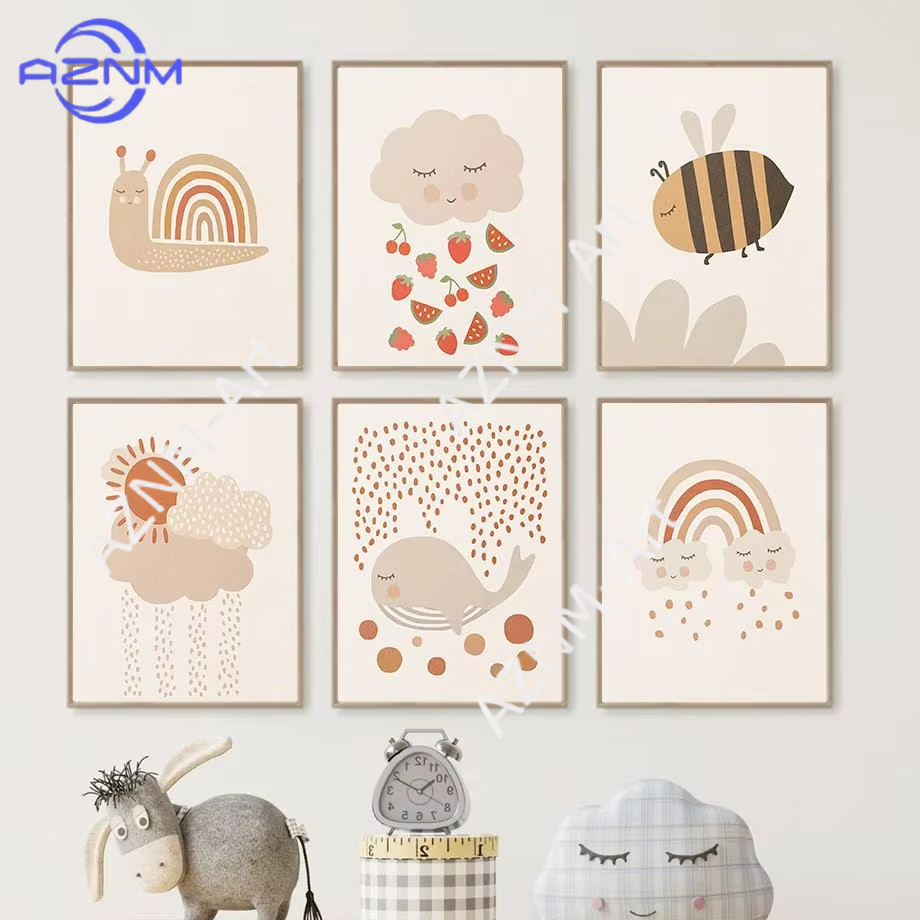 1pc Nursery Wall Art Canvas Ba - đánh giá và giá Baby Nursery Prints