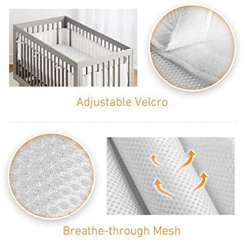 Bumper for Baby Bed Fence Cot  - đánh giá và giá Baby Nursery Glider