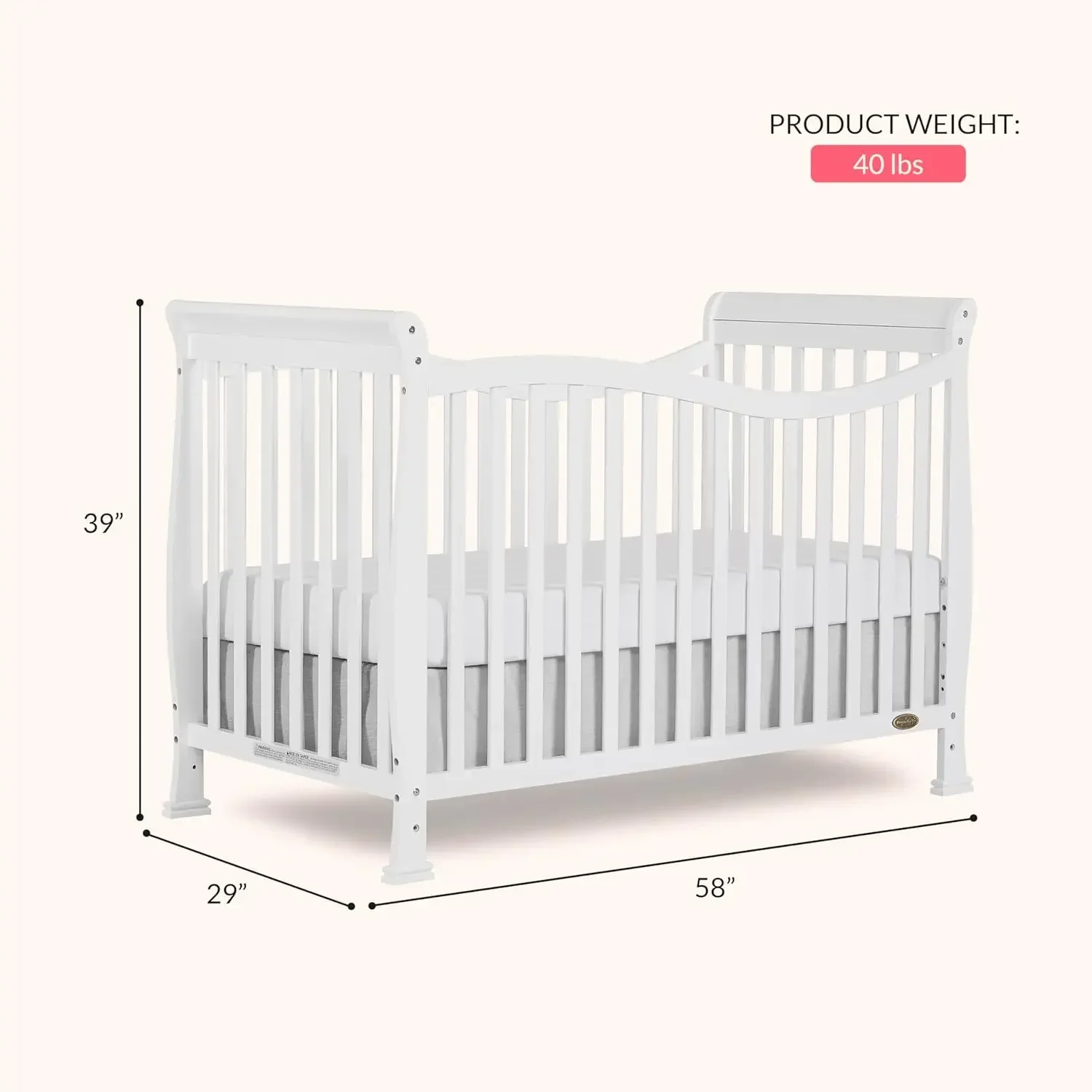 Violet 7-In-1 Convertible Life - đánh giá và giá Convertible Crib Set