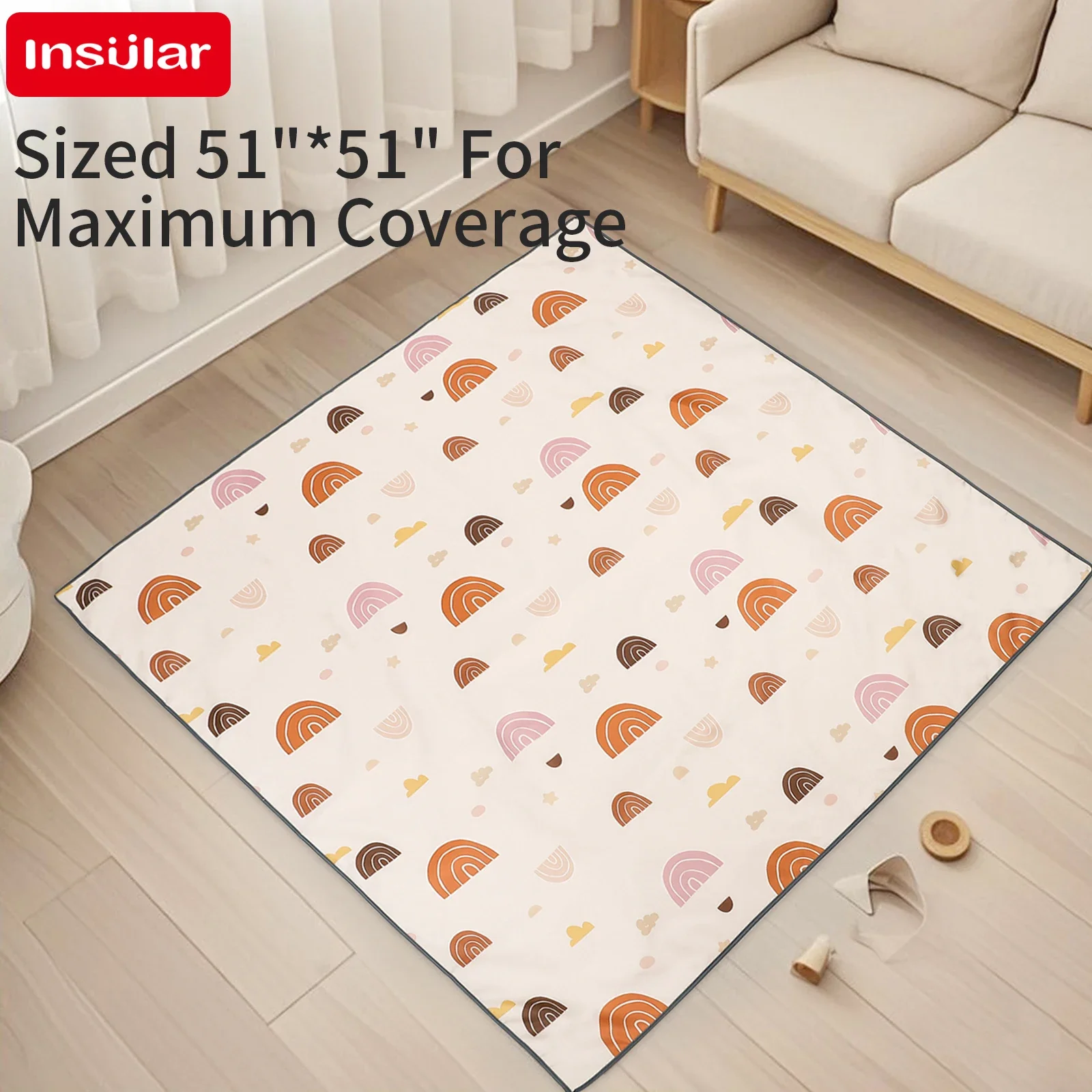 INSULAR Foldable Baby Play Mat - đánh giá và giá Baby Mattress Waterproof