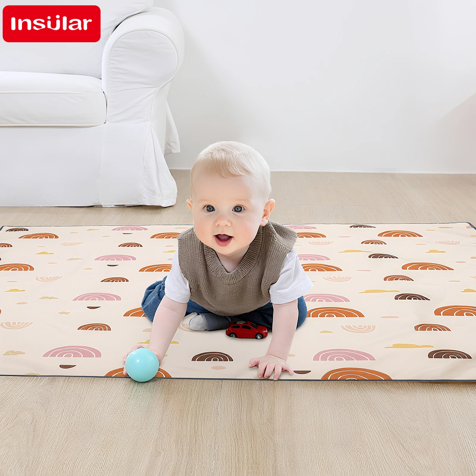 INSULAR Foldable Baby Play Mat - đánh giá và giá Baby Mattress Waterproof