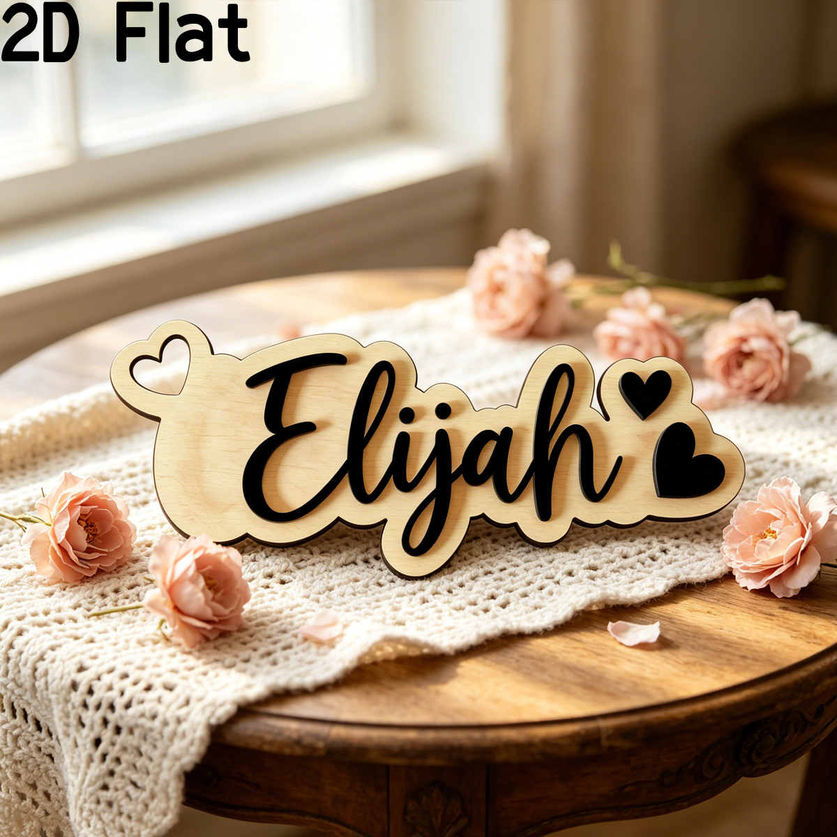 1Pc Custom Love Decor Wooden A - đánh giá và giá Baby Nursery Home