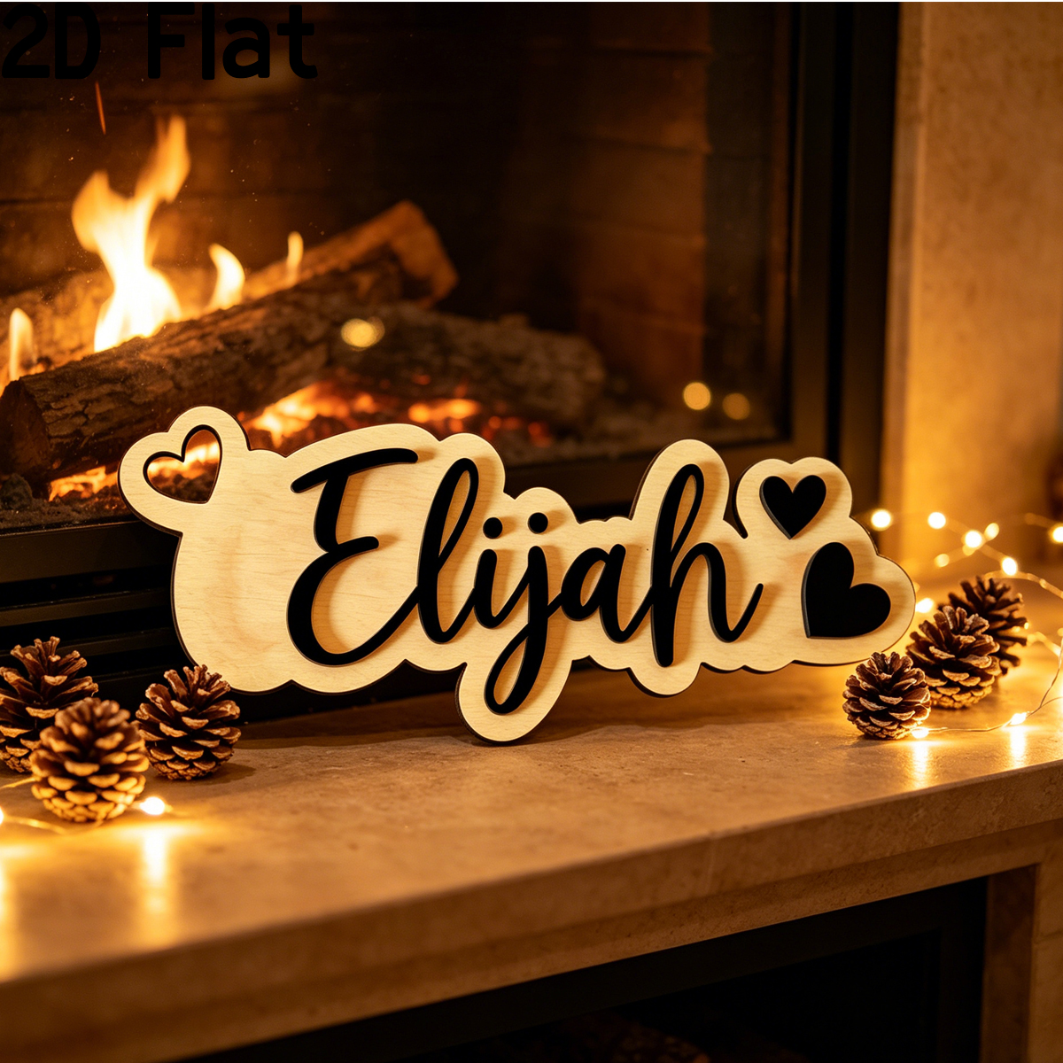 1Pc Custom Love Decor Wooden A - đánh giá và giá Baby Nursery Home