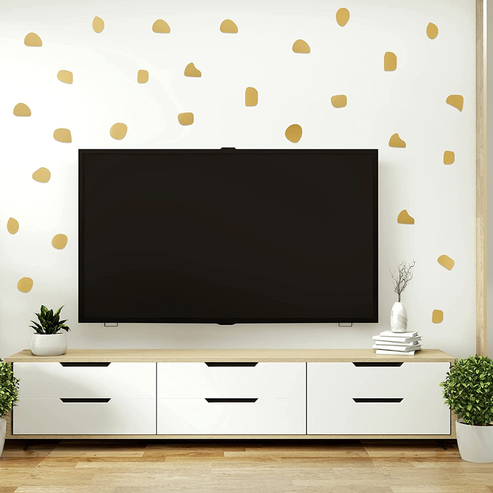 96Pcs/set Cute  Irregular Dots - đánh giá và giá Baby Nursery Wallpaper Girl