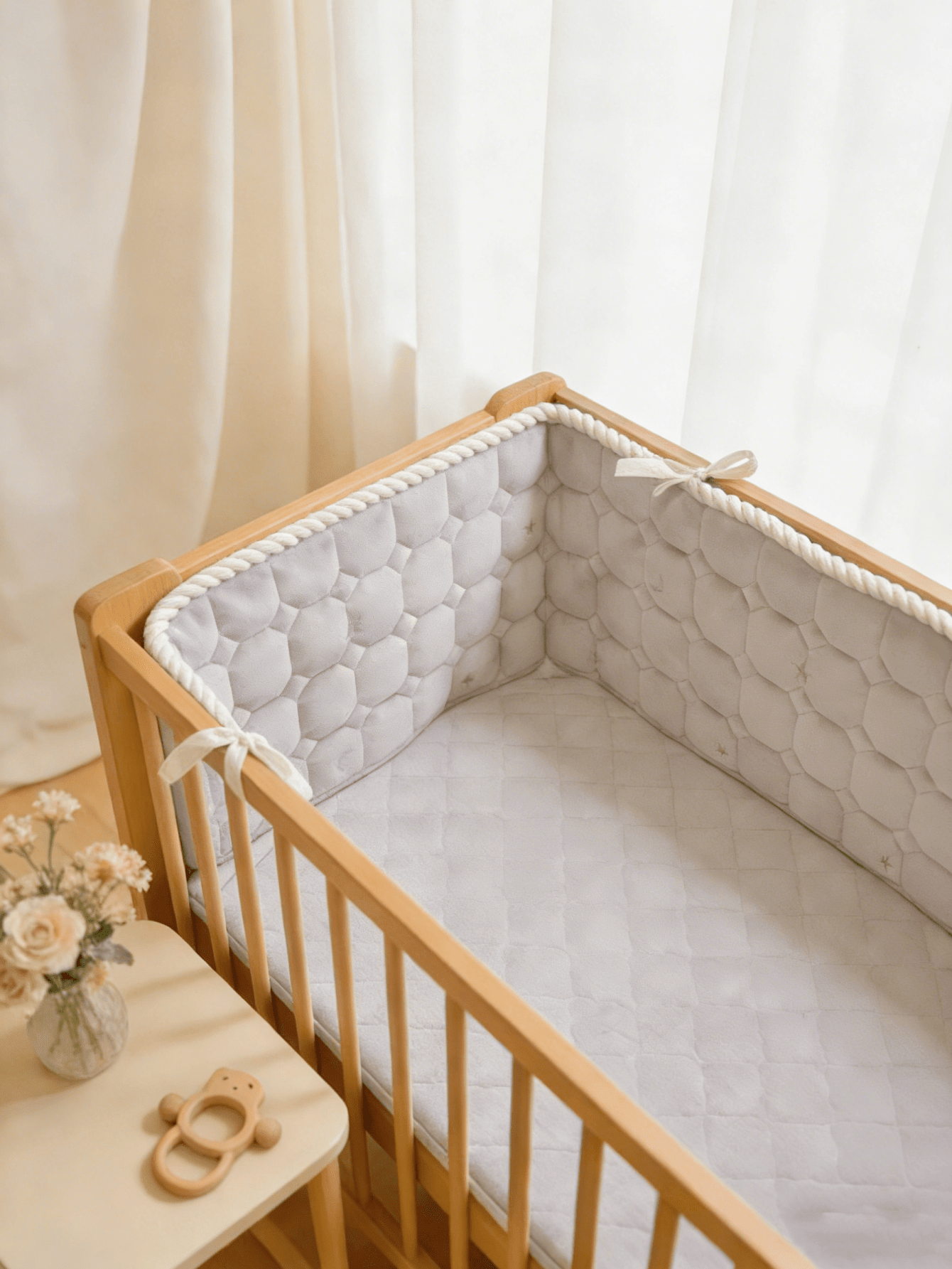 Baby Crib Bumper Pure Cotton C - đánh giá và giá Baby Nursery Glider