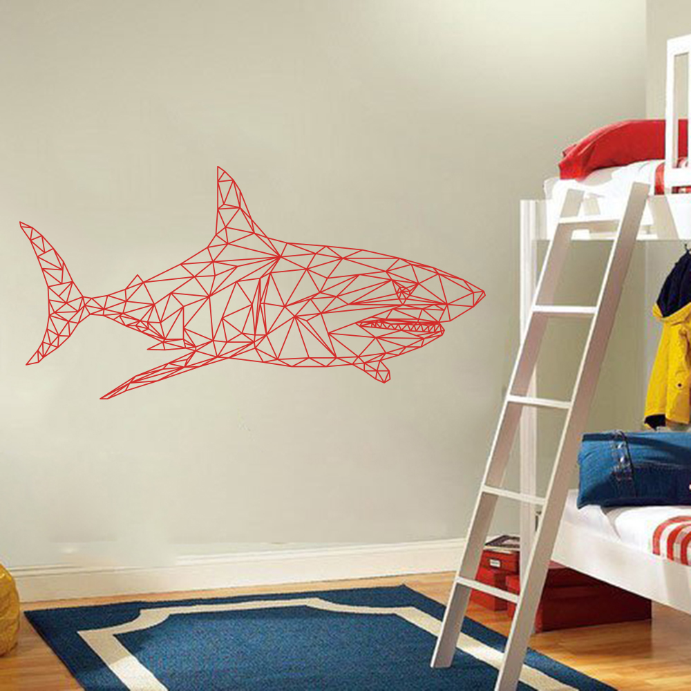 Geometric Shark Whale Fish Oce - đánh giá và giá Baby Nursery Under The Sea