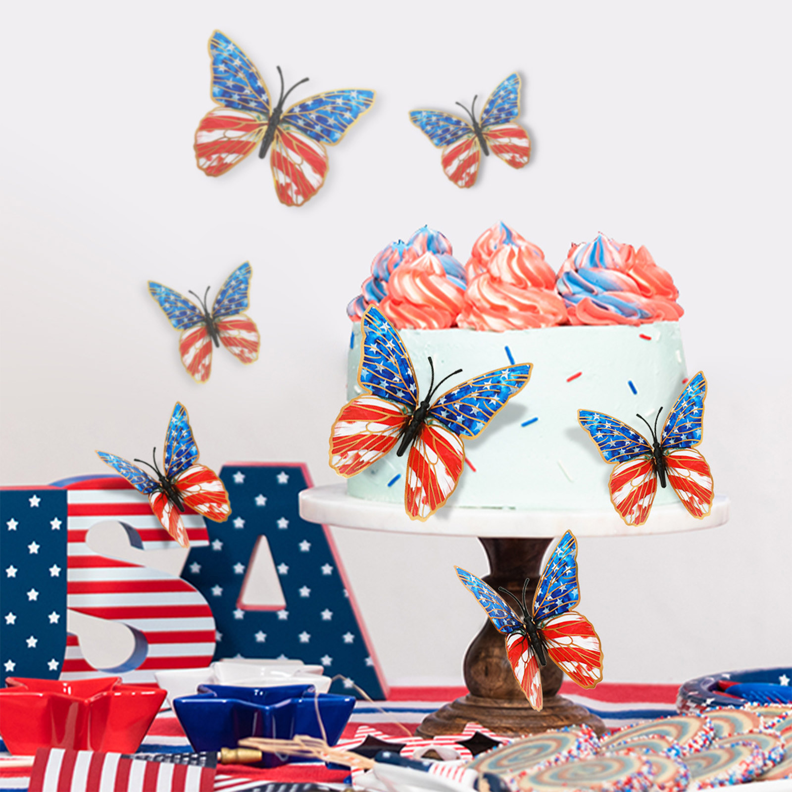3d Butterfly Wall Stickers Ame - đánh giá và giá Baby Nursery Home