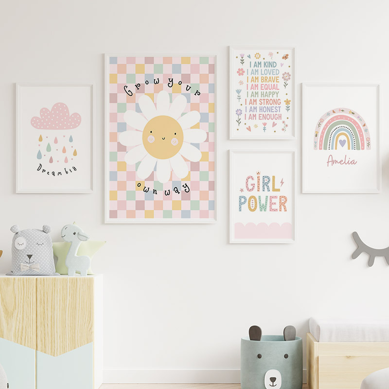 Sun Flower Rainbow Cloud Heart - đánh giá và giá Baby Nursery Fabric