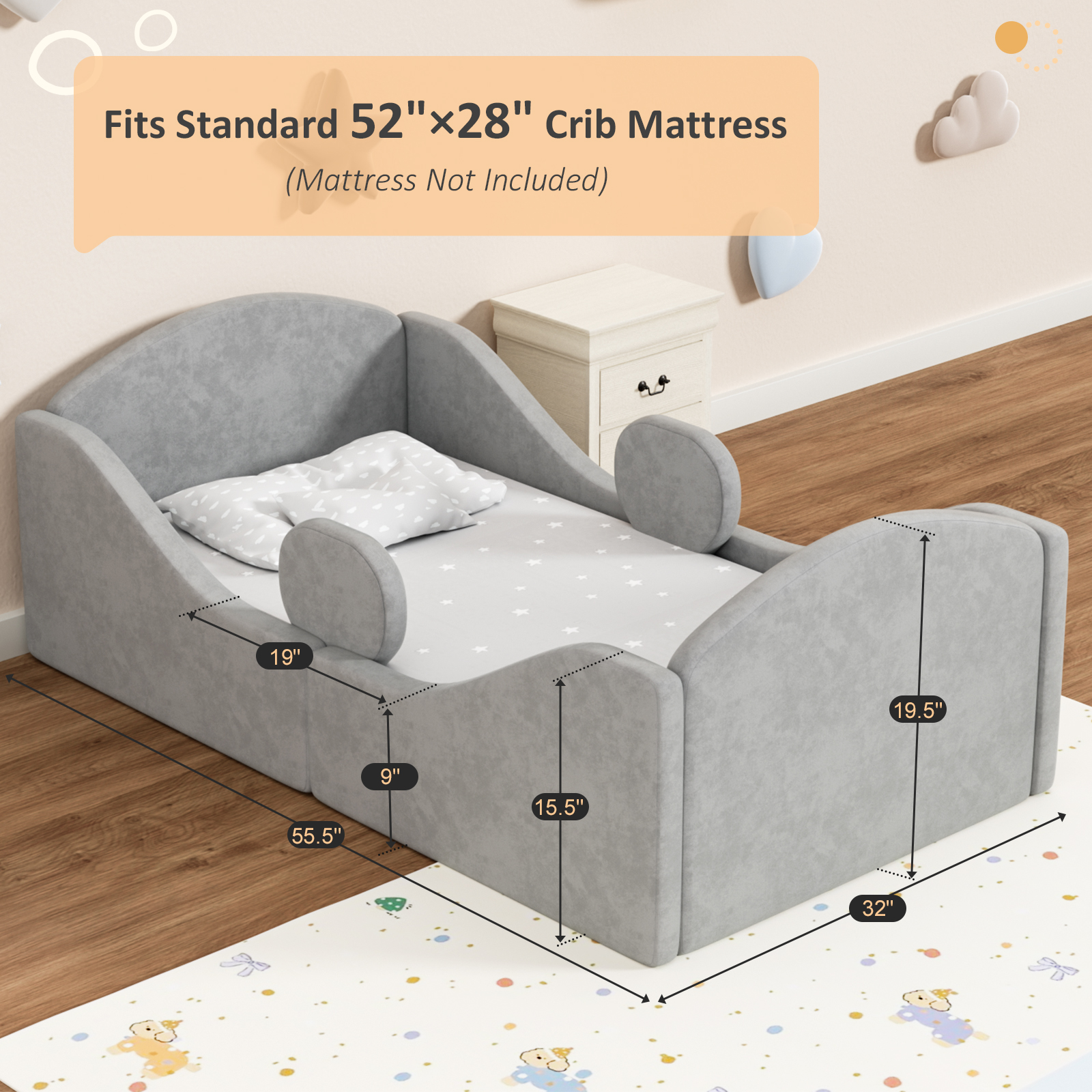 Toddler Bed, Certified Toddler - đánh giá và giá Bed Rail Toddler